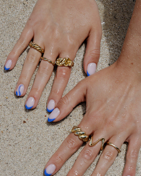Crinkled Ring Gold
