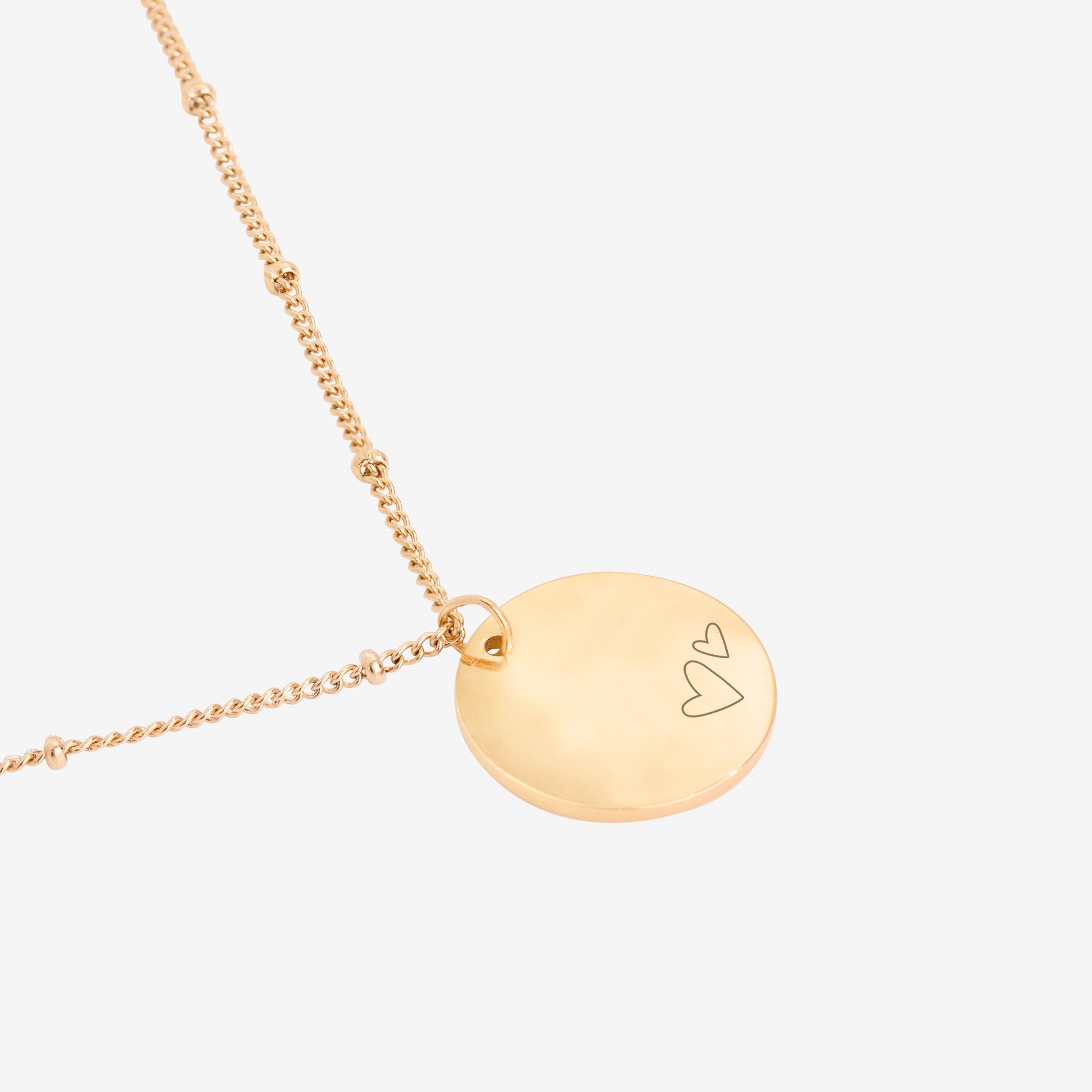 Mother & Daughter Necklace Rose Gold