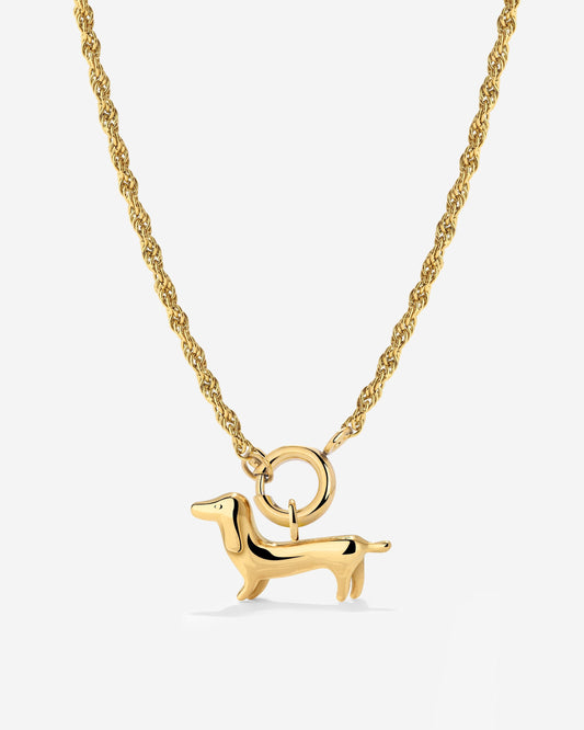 Shorty Rope Chain Necklace Set Gold