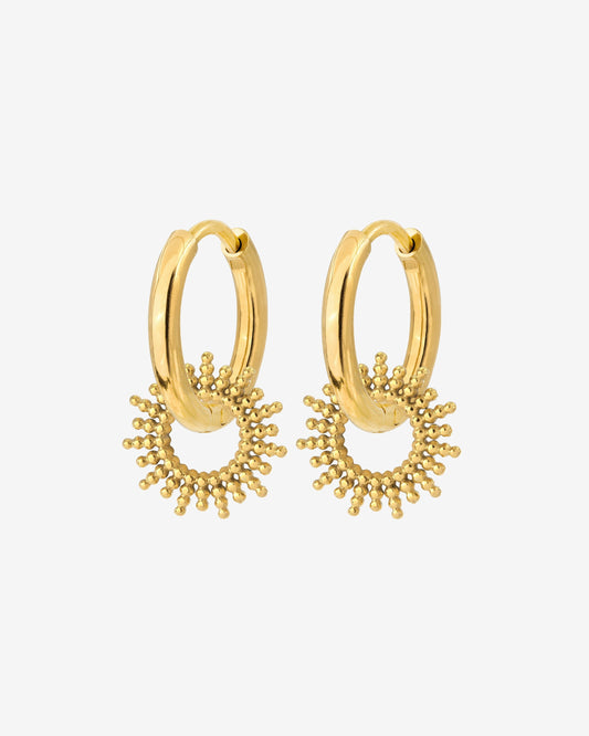 Sunny Hoop Set Small Gold