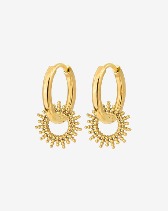 Sunny Hoop Set Small Gold
