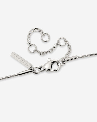 Minimalist Pearl Choker Silver