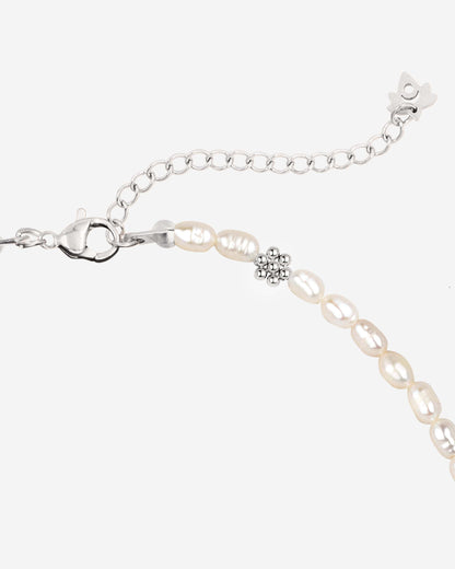 Blossom Pearl Choker Silver