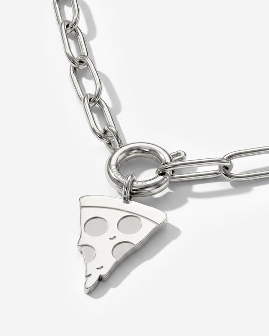 Bella Pizza Oval Links Necklace Set