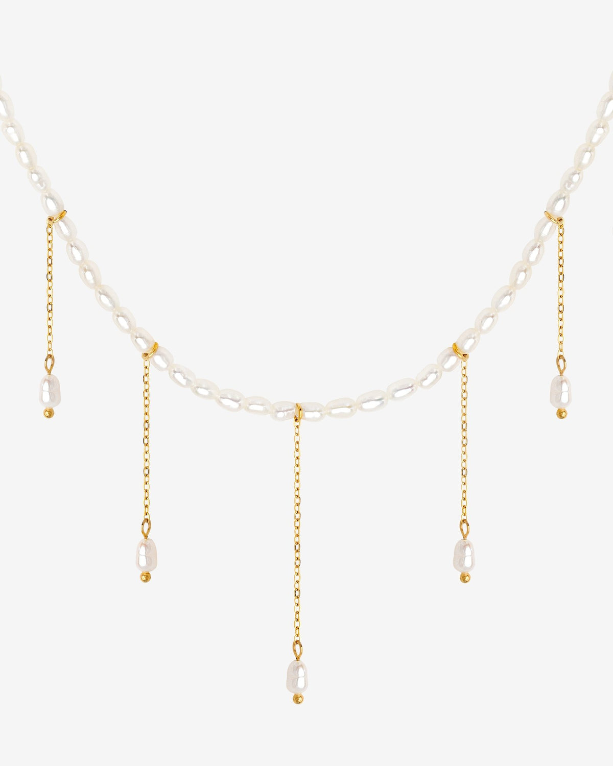 Lolas Love Pearl Power Necklace Gold