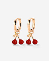 Very Cherry Hoop Set Baby Rose Gold