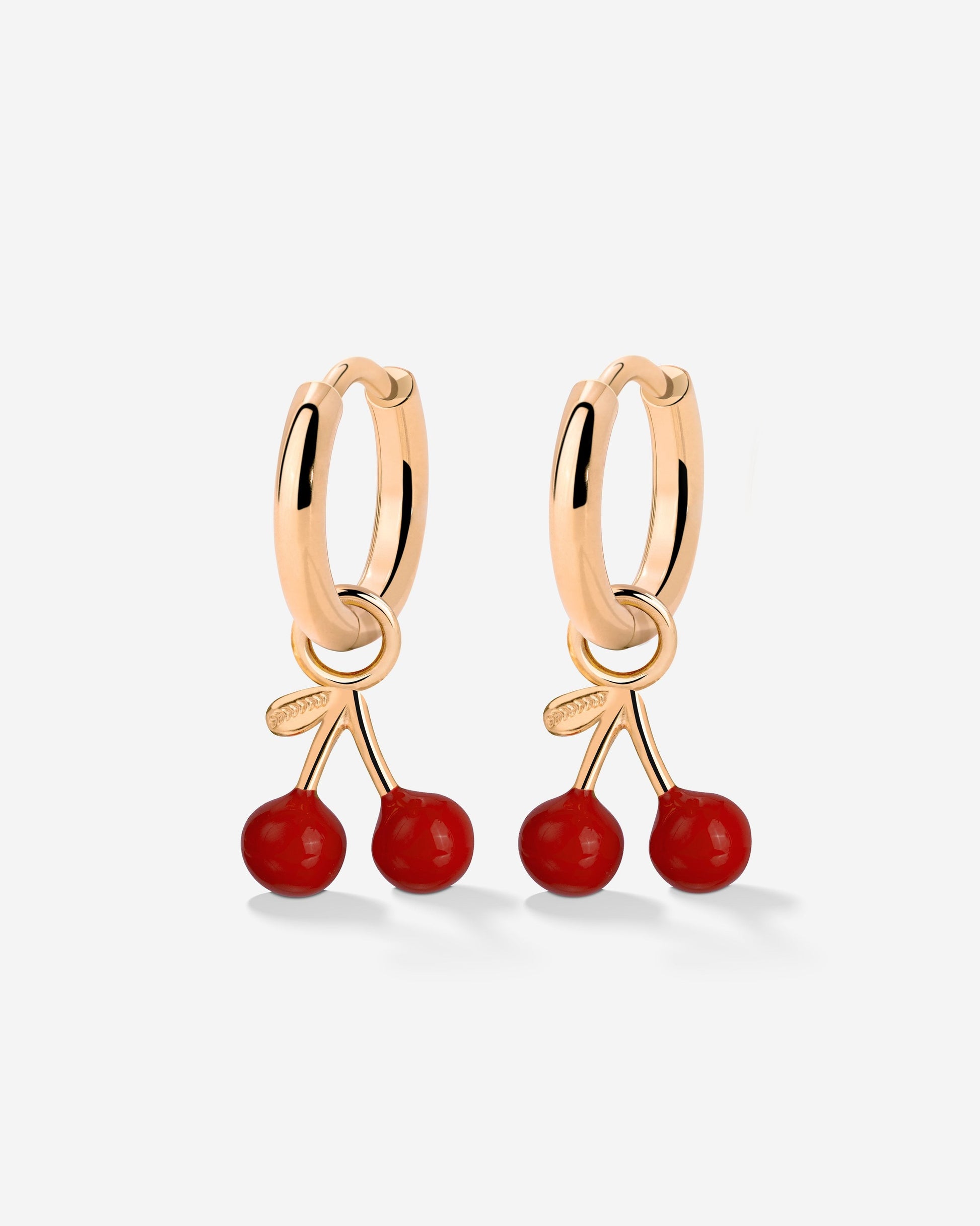 Very Cherry Hoop Set Baby Rose Gold