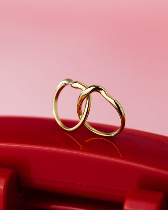 Twinsies Ring Rose Gold