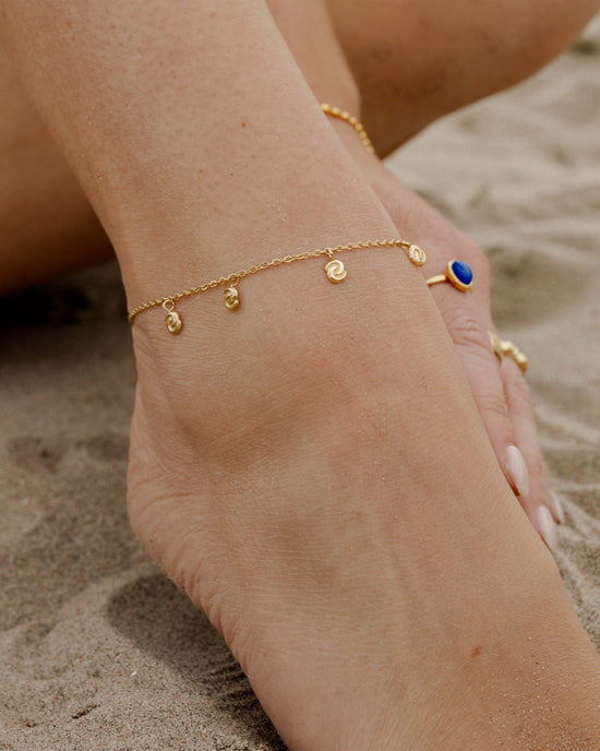 Tides of Time Anklet gold