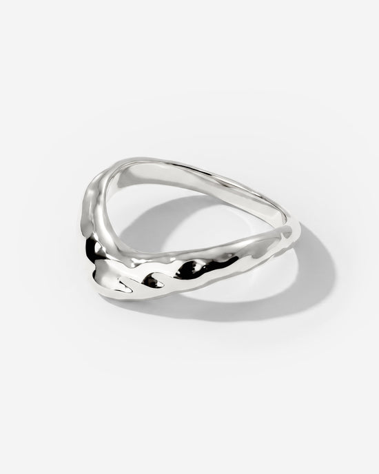 Hammered Serena Ring