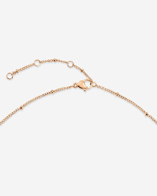 Tale as old as time Necklace Rose Gold