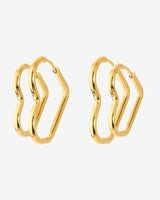 Heartily Hoop Set Gold
