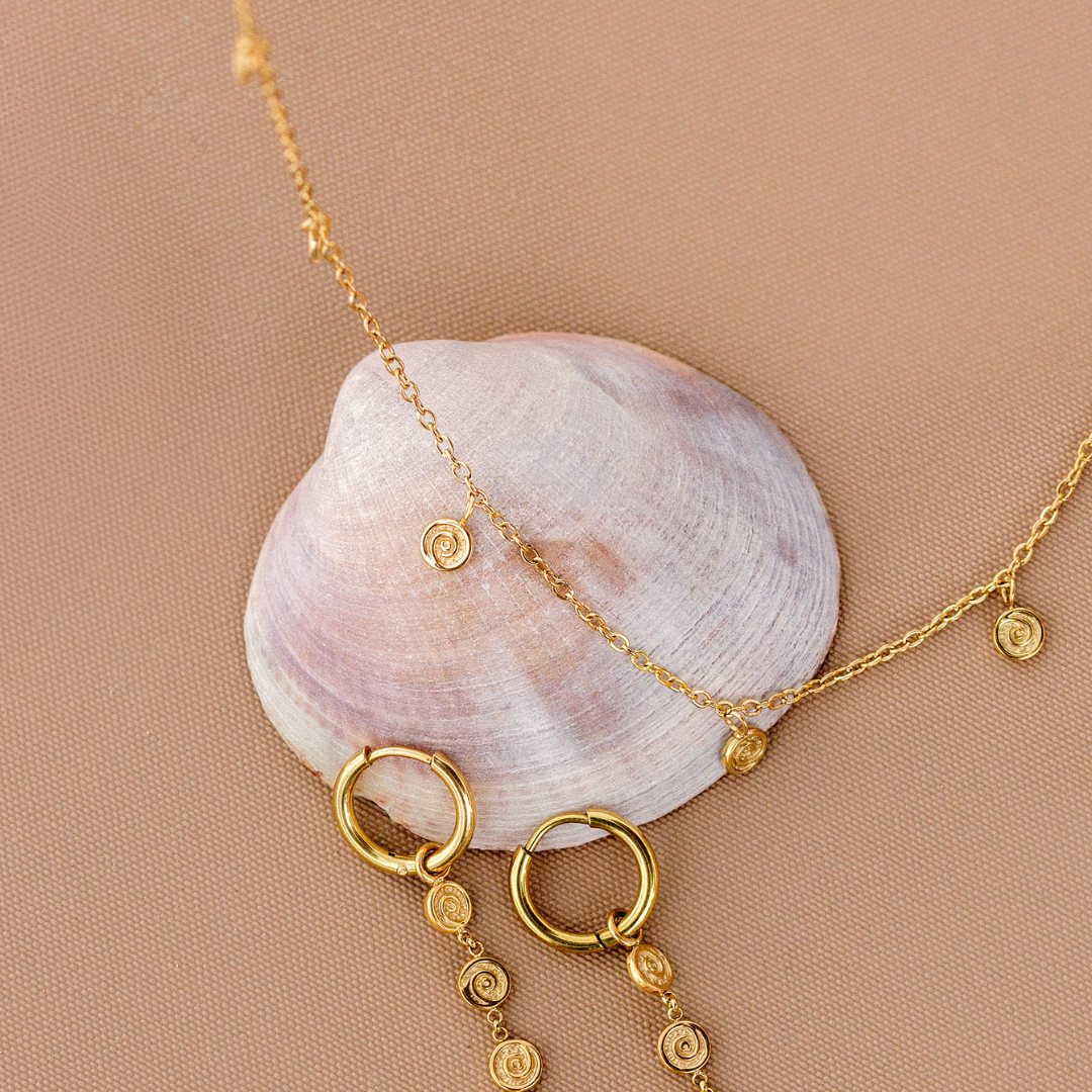 Swirl'n Choker Gold