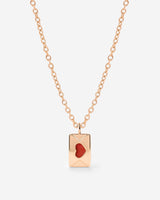 Love Letter Necklace Rose Gold