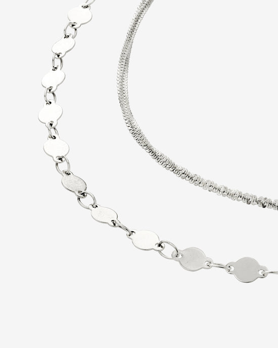 Timeless Ties Necklace Silver