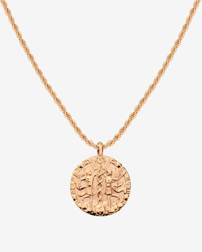Zodiac Sign Necklace Rose Gold
