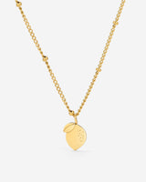 When Life gives you Lemons Necklace Gold