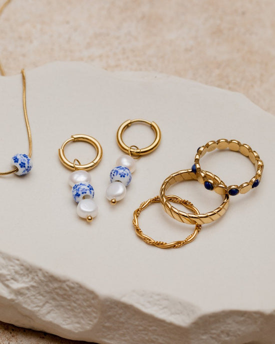 Blue Bay Ring Rose Gold