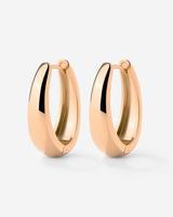 Seeker Hoops Medium Rose Gold