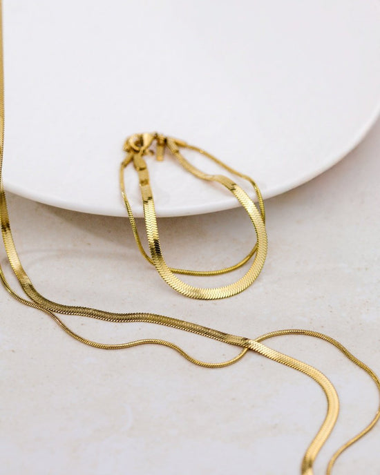 Snake Chain Bundle Rose Gold