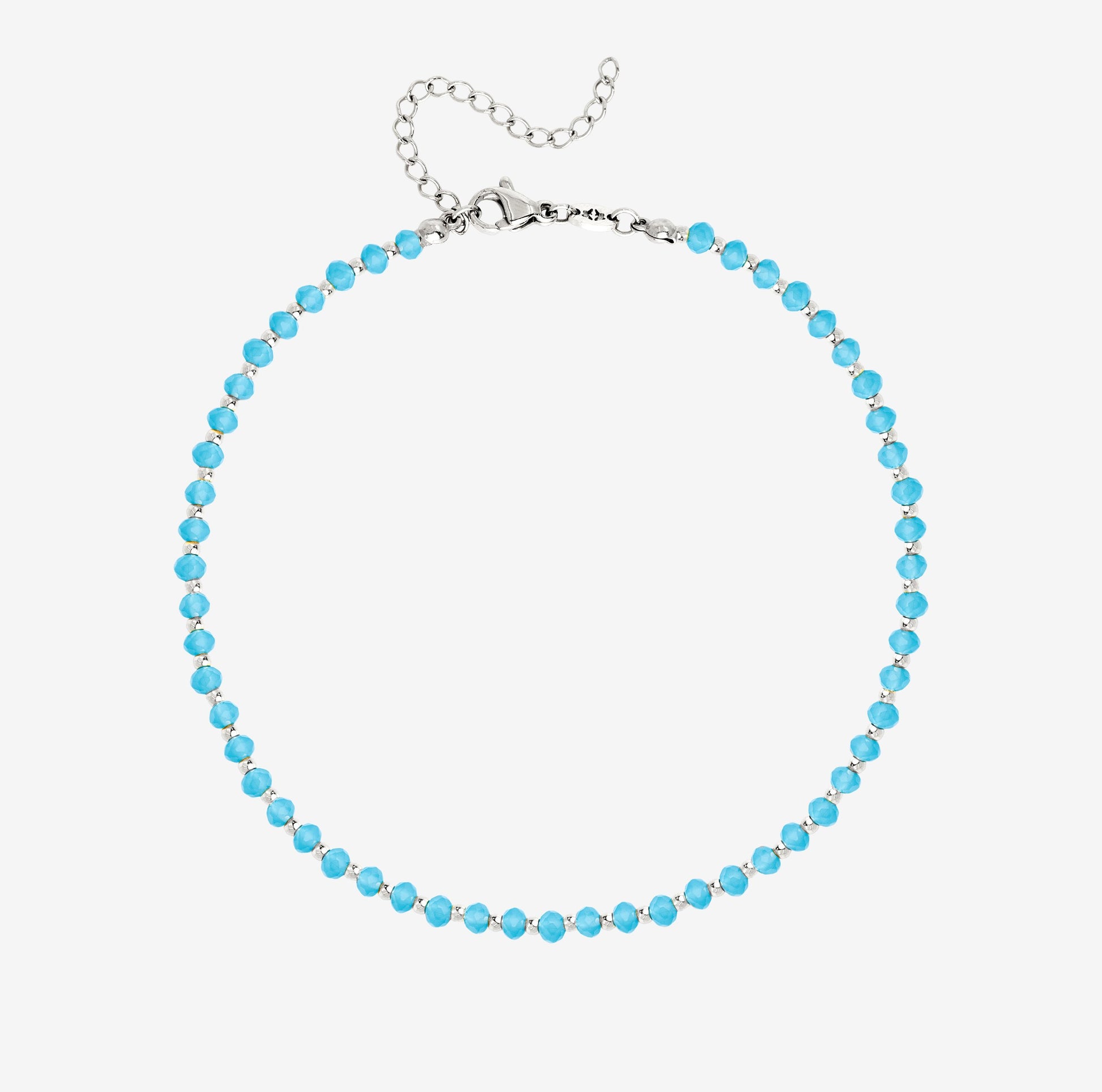 Into the Blue Anklet Silver