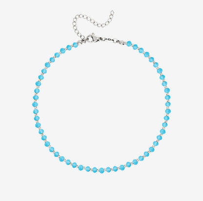 Into the Blue Anklet Silver