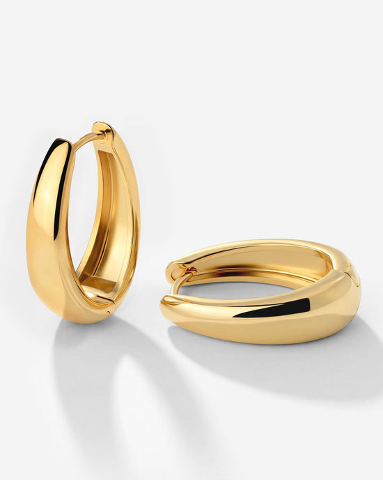 Seeker Hoops Medium gold