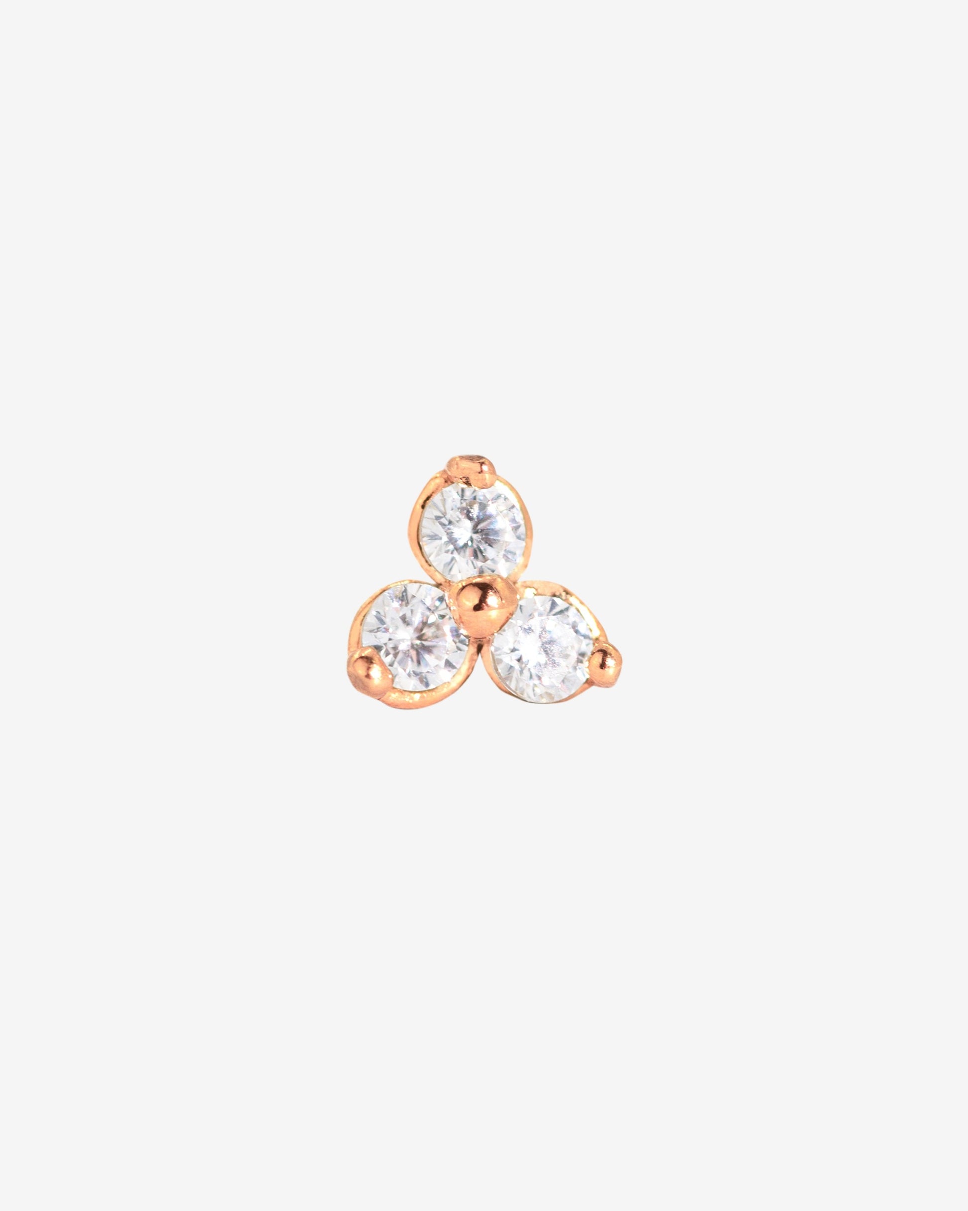 Sparkle Piercing Stud Rose Gold