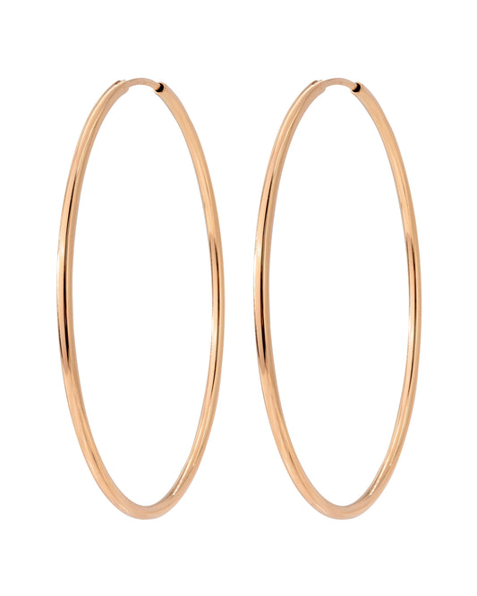 Super Maxi Hoops Rose Gold