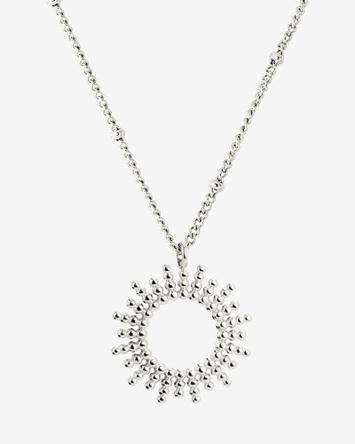 Sunny Beads Necklace Silver