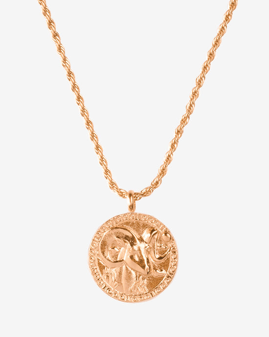 Zodiac Sign Necklace Rose Gold