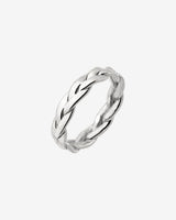 Braided Divine Ring Silver