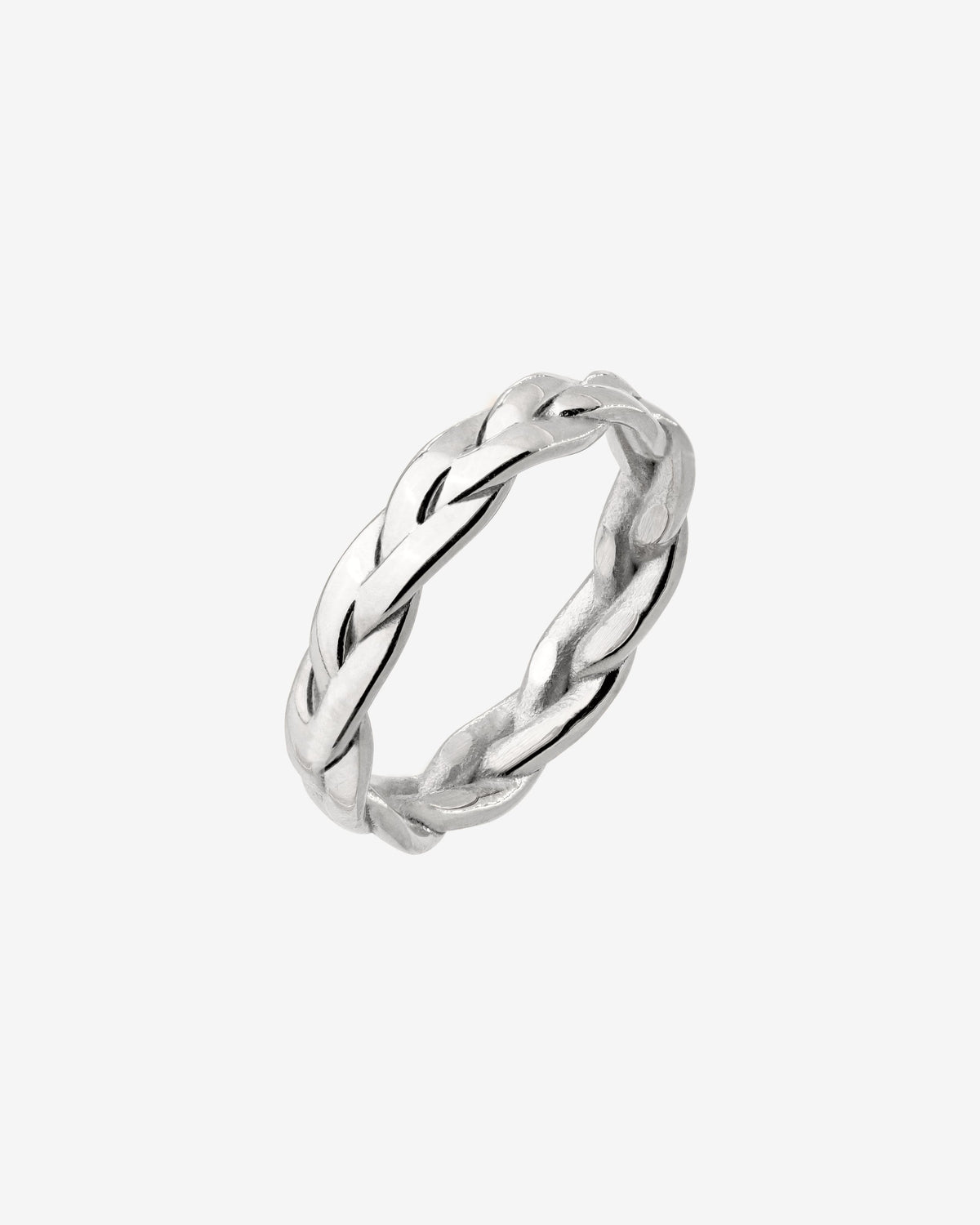 Braided Divine Ring Silver