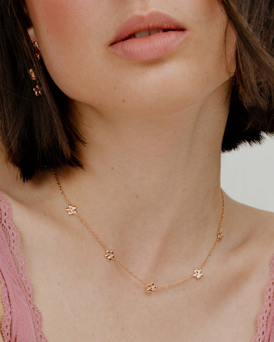 Meadow Choker Rose Gold