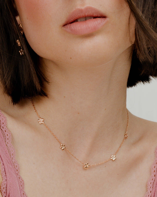 Meadow Choker Rose Gold