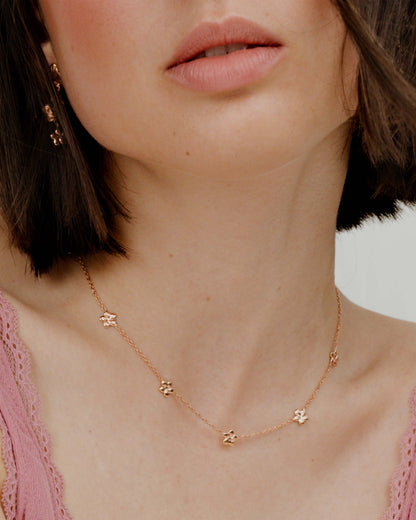 Meadow Choker Rose Gold