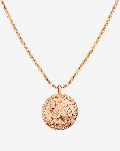 Zodiac Sign Necklace Rose Gold