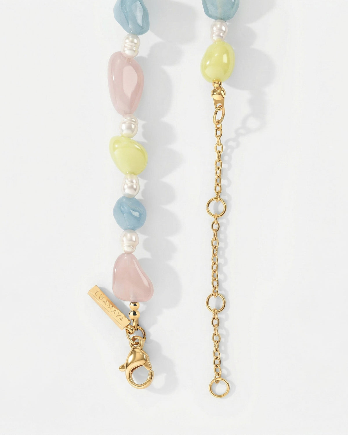 Cotton Candy Choker Gold