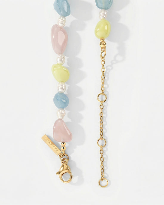 Cotton Candy Choker Gold