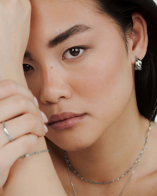 Keepsake Earrings Silver