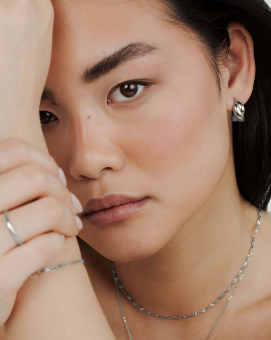 Keepsake Earrings Silver