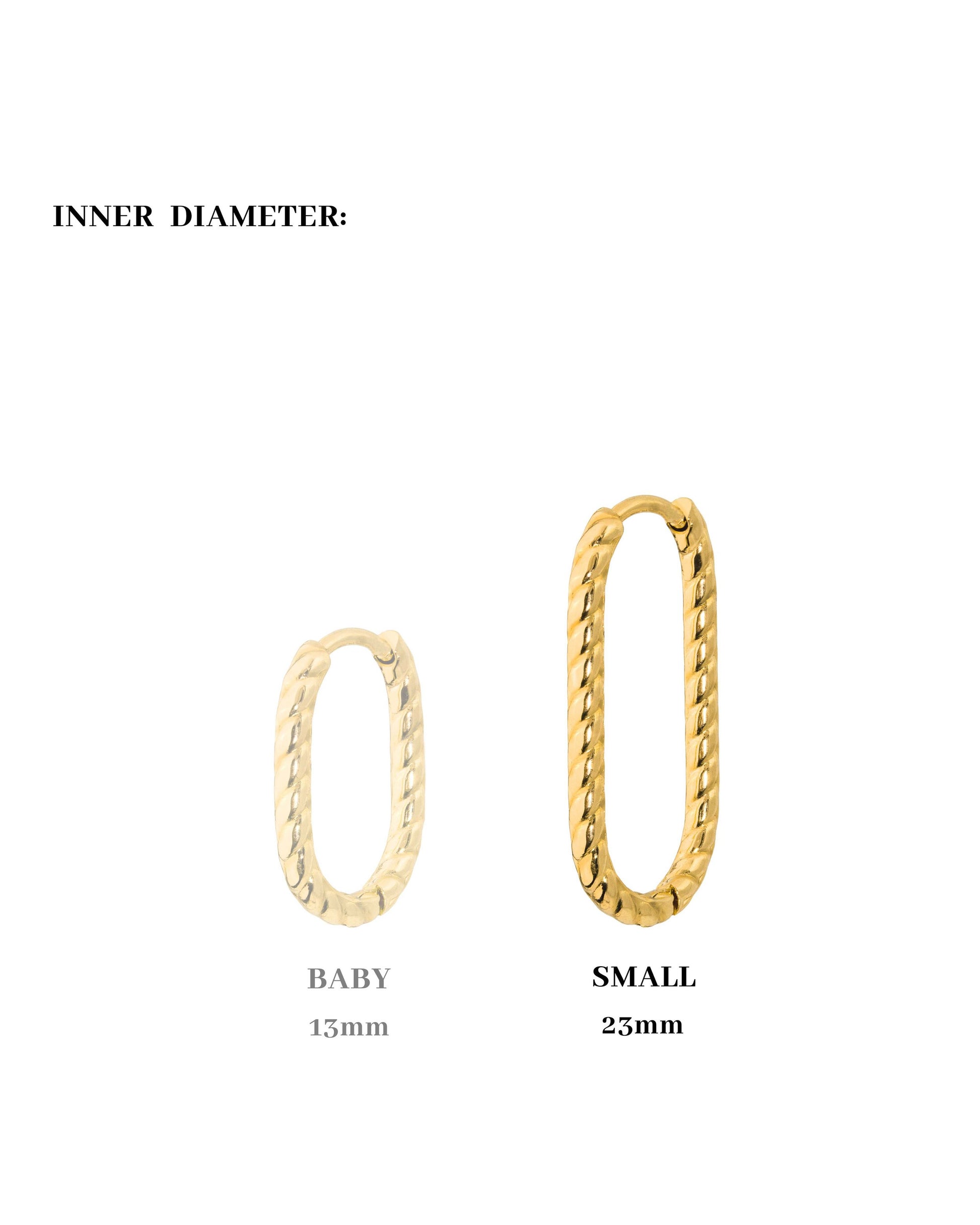 Oval Paloma Hoops Small Silver