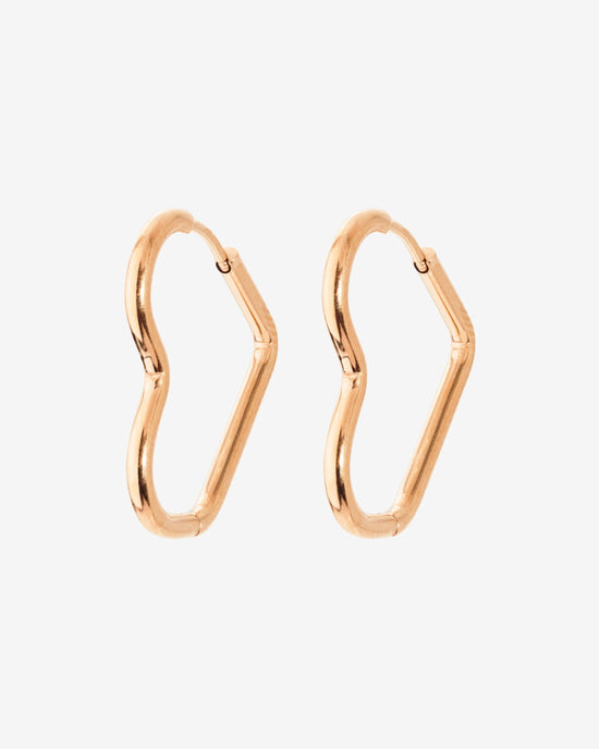 Heartily Hoops Small Rose Gold
