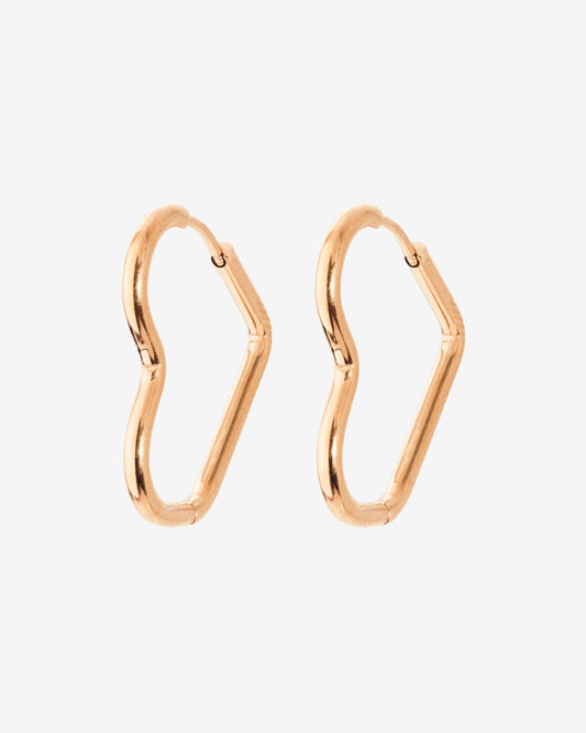 Heartily Hoops Small Rose Gold
