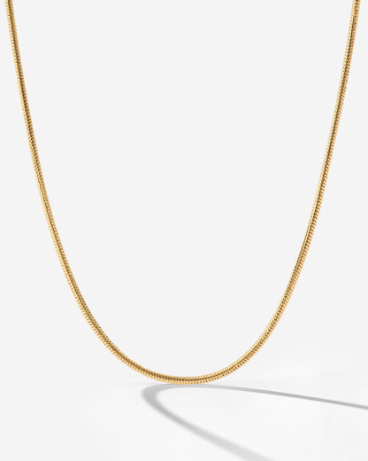 Slim Round Snake Necklace
