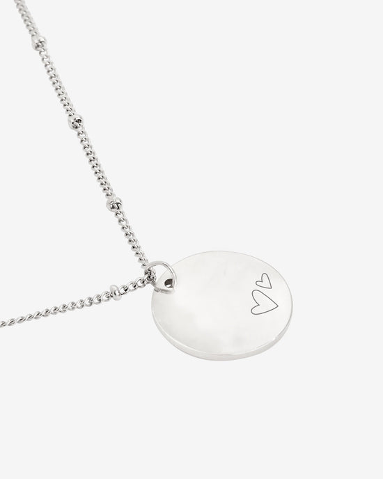 Mother & Daughter Necklace Silver