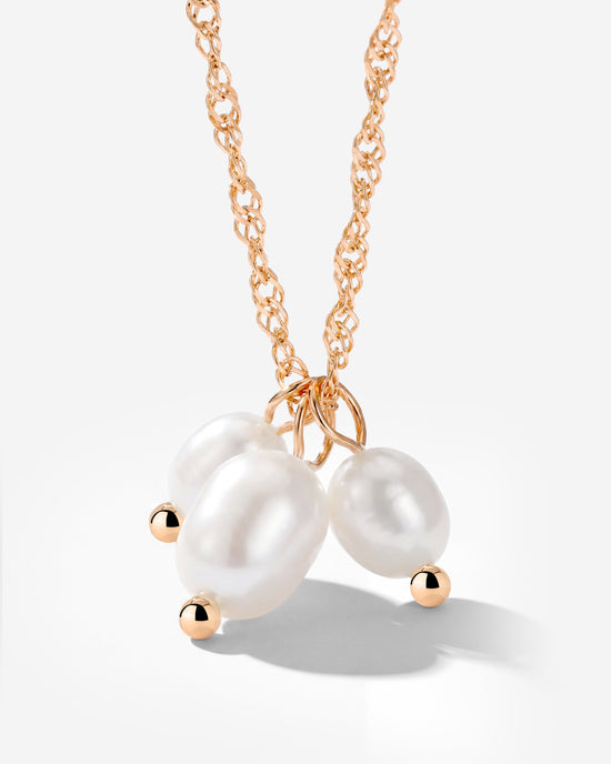 Three Pearls Necklace