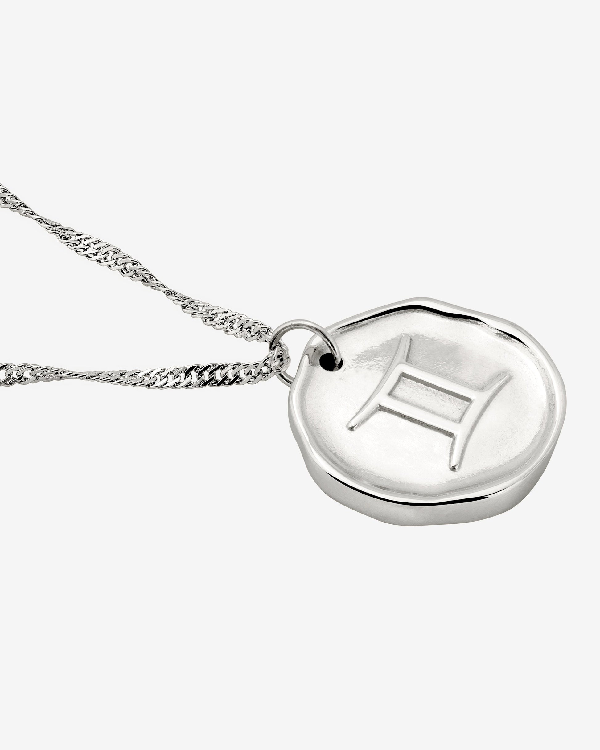 Zodiac Necklace – Gemini Silver
