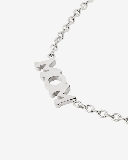 Mom Forever Necklace Silver