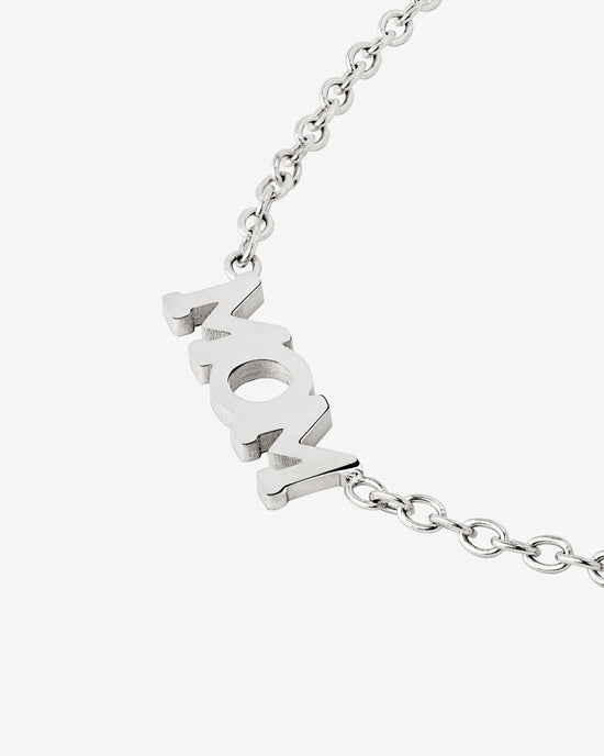 Mom Forever Necklace Silver
